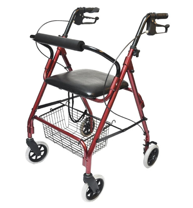 Andador de 4 Ruedas con Canasta / CAREMAX