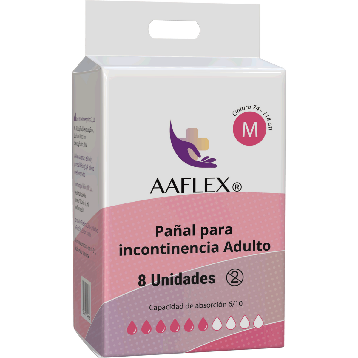 Pañal para Incontinencia Adulto Talla M 8 unidades