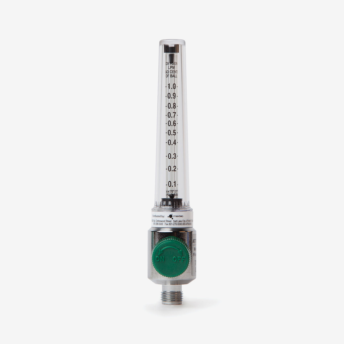 Flujómetros de Oxígeno Medicinal Neonatal 0 a 1 lpm