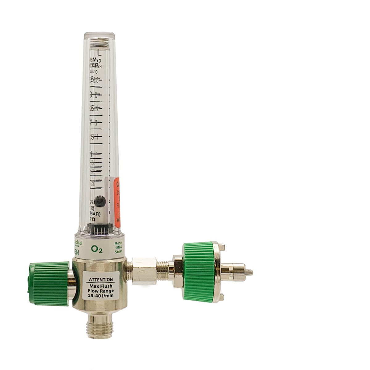 Flujómetro de Oxígeno de 0 a 3,5 lpm